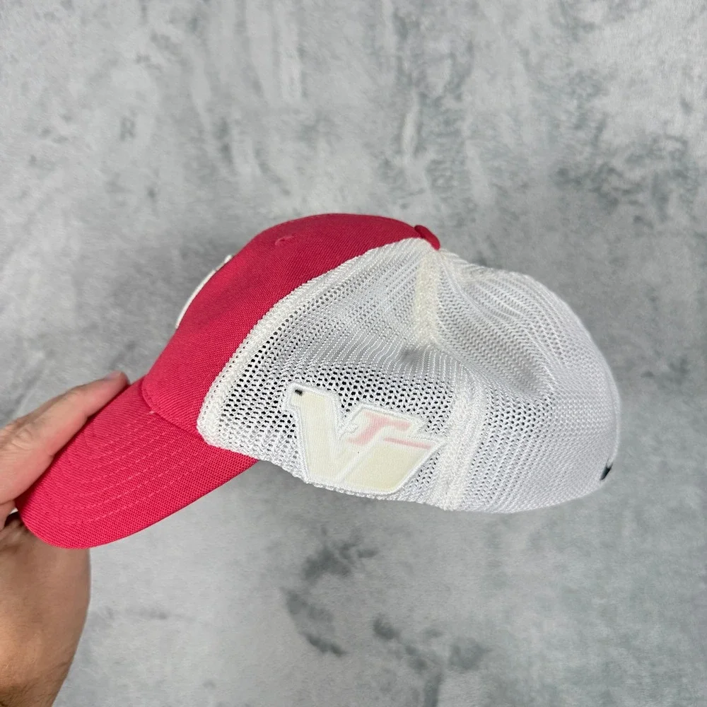 Nike Mens M/L Tiger Woods TW Red White Mesh Flexfit Trucker Golf Hat VR 20XI